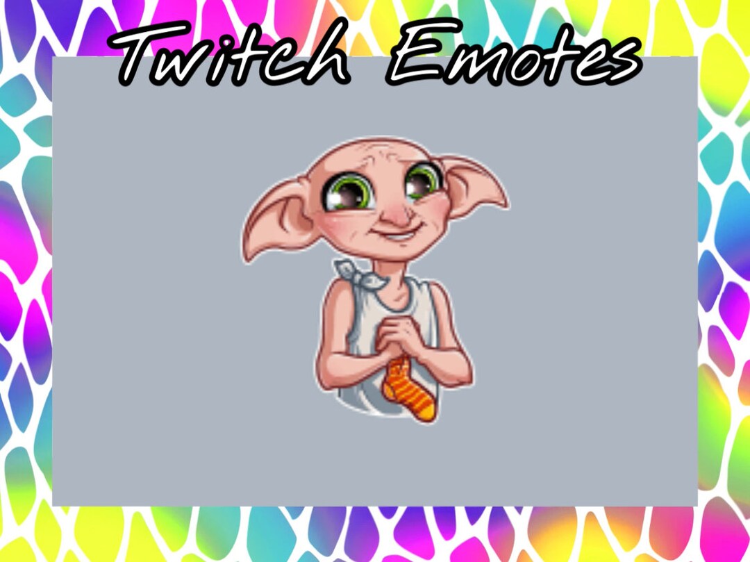Dobby, Twitch Emotes, Single Emotes, Movie Emote, Film Emotes, Discord ...