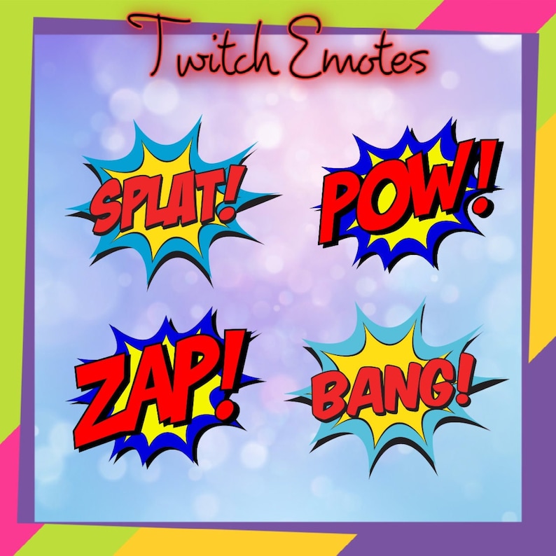 Classic Comic Quotes Emotes, Twitch Emotes, Cool Emotes, Discord Emotes