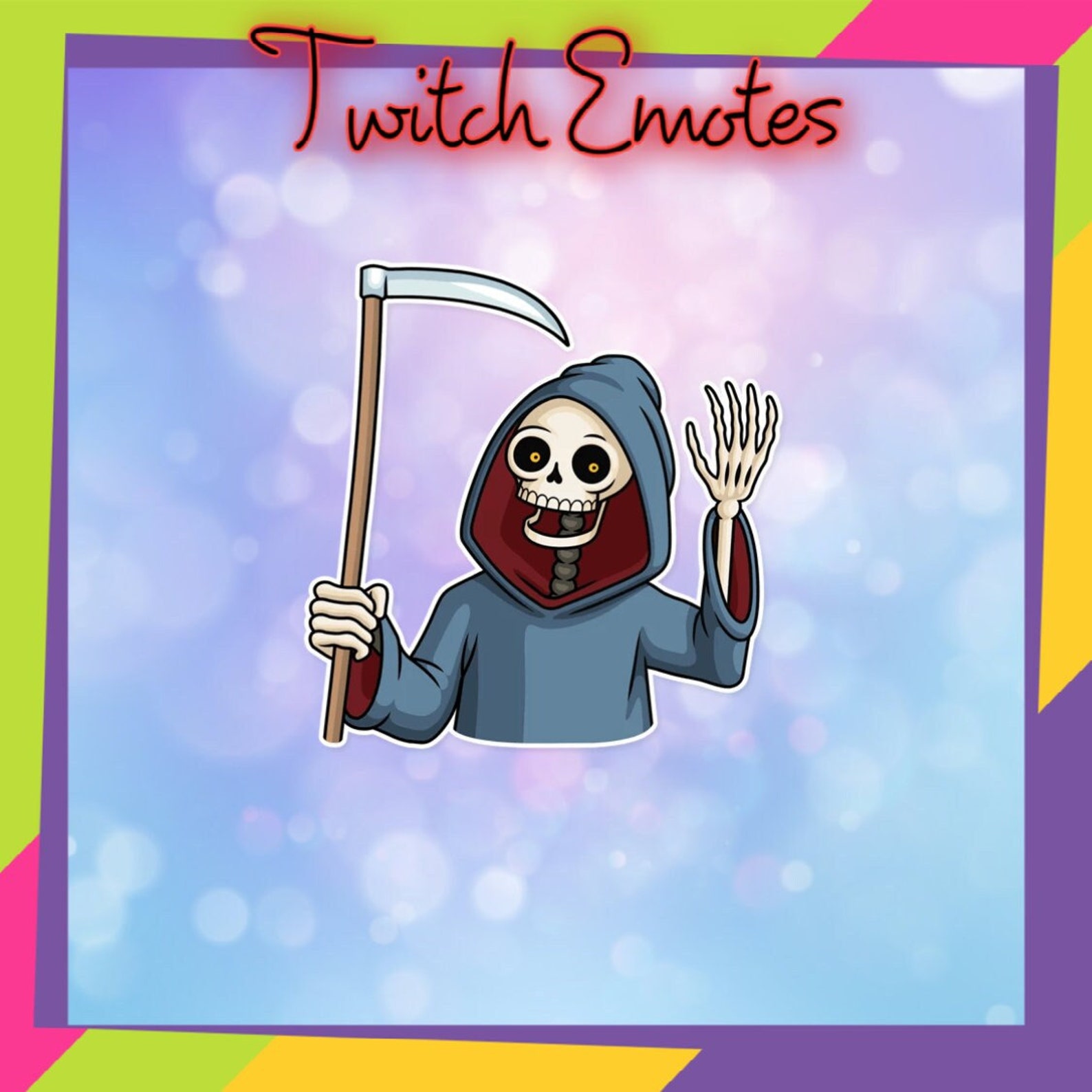 Grim Reaper Emotes, Twitch Emotes, Discord Emotes, Streamer Emotes