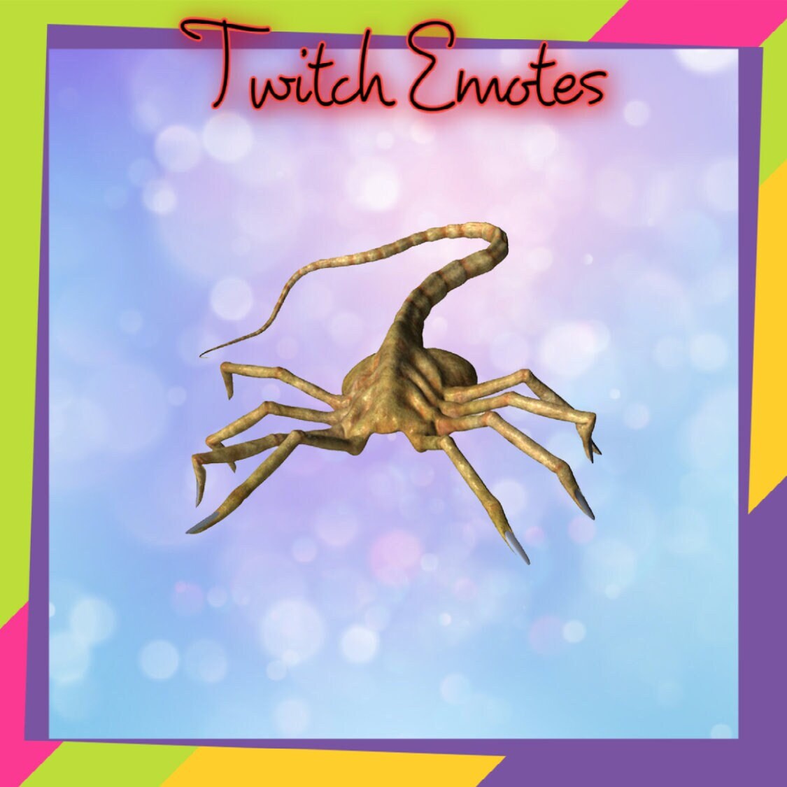 Alien Facehugger Emotes, Twitch Emotes, Cool Emotes, Discord Emotes