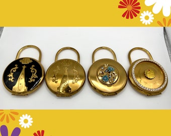 Rare Zell novelty padlock compacts - highly collectible book pieces, in four designs