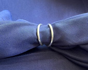 Anxiety Ring Double intertwined Ring, Fidget Rings, Gold Fill & 925 Sterling Silver, Gift For Her, Handmade Jewelry, Beautiful Ring, Jewelry