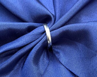 Simple and Plain Band Ring, 925 Sterling Silver Band For Men & Women&#39;s, Handmade Jewelry, Gift For Her, Royal look, Thumb Band Ring,
