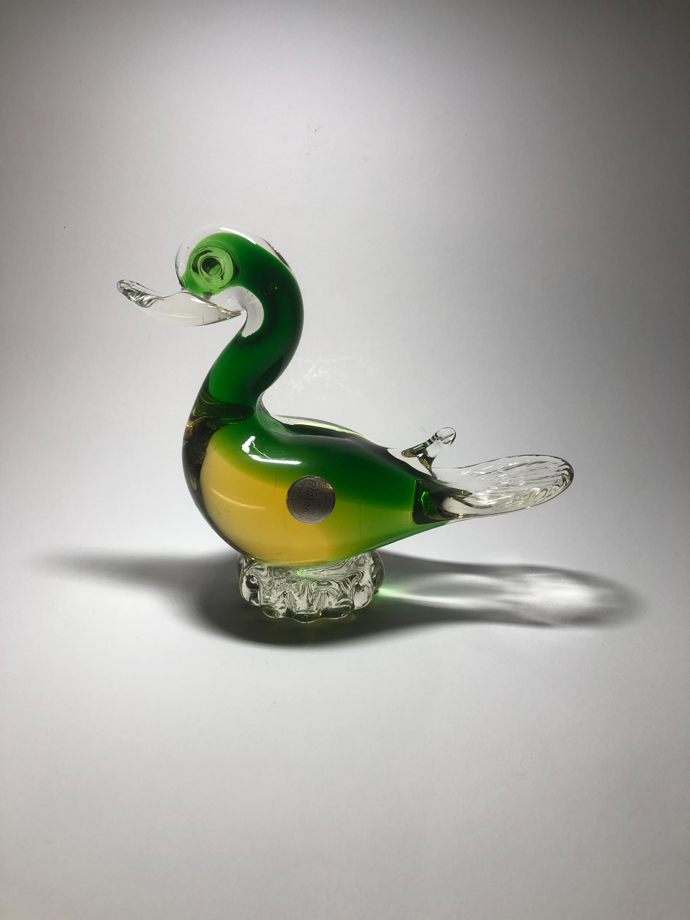 緑と黄色のムラーノガラスのアヒル - Etsy 日本 緑と黄色のムラーノガラスのアヒル - Etsy 日本