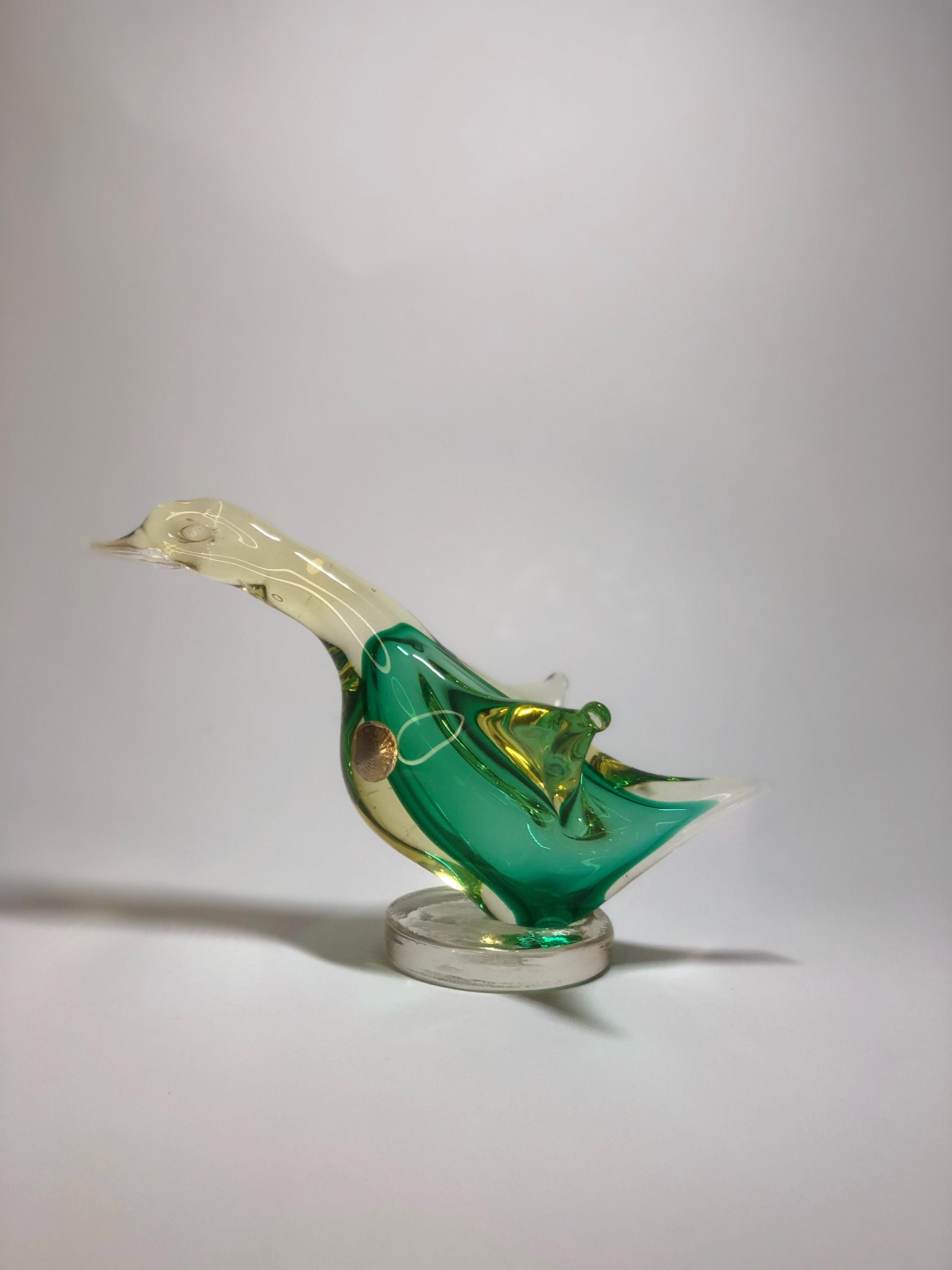 Murano glass swans - Etsy 日本
