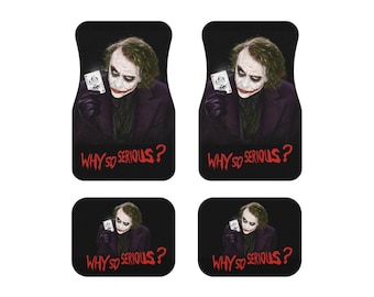 Ensemble de tapis de voiture The Joker Why So Serious