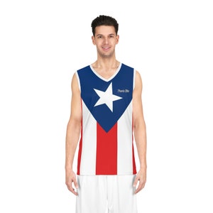 Puerto Rico Flag Basketball Jersey Boricua - Original Design