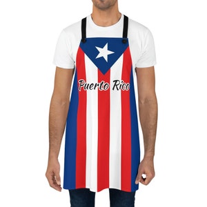 Puerto Rico Flag Unisex Apron