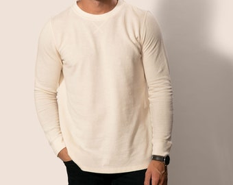 Pique Knit Long Sleeve