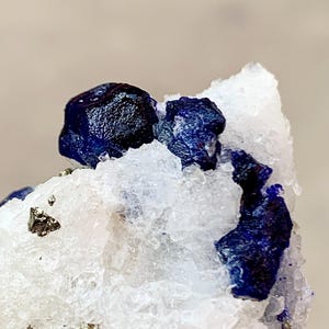 16.6 Gram Natural Blue Lapis Lazuli Specimen With Pyrite On Matrix, Blue Lazurite, Lazurite Stone, Lazurite Crystal From Afghanistan