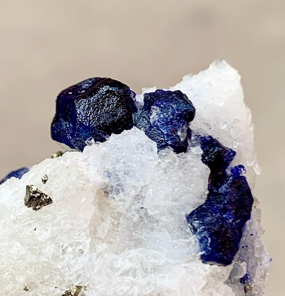 Gram Natural Blue Lapis Lazuli Specimen With Pyrite on Matrix