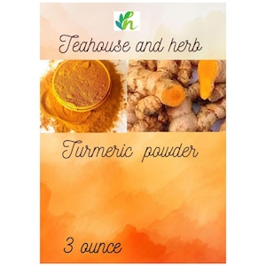 Turmeric Powder/curcumin/  ceylon family/ grows in Florida/ Freshly Ground, 100% Pure - 3oz