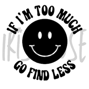 If I’m too much go find less PNG