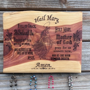 Hail Mary Prayer / Rosary Board