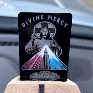 Carte sacrée de la Miséricorde divine