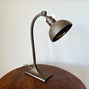 Art Deco brass table lamp. France, early 20th Century
