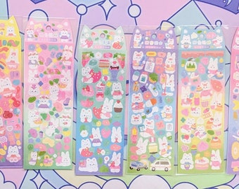 Kawaii Holographic Sticker Sheet