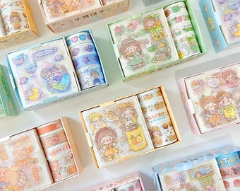 かわいい和紙テープ＆ステッカーセット
