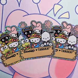 Kawaii Friends Glitter Sticker