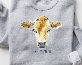 SUPER SOFT Cow Sweatshirt, Cute Cow shirt, Homestead shirt, Farm Shirt, Farmer, Homesteader, Crewneck sweatshirt, Jersey Cow, Cowgirl Shirt