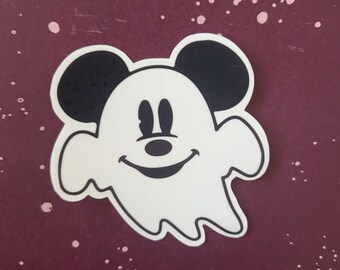 Mickey Mouse Ghost Sticker | Disney Halloween Sticker | Mickey Mouse Halloween Sticker