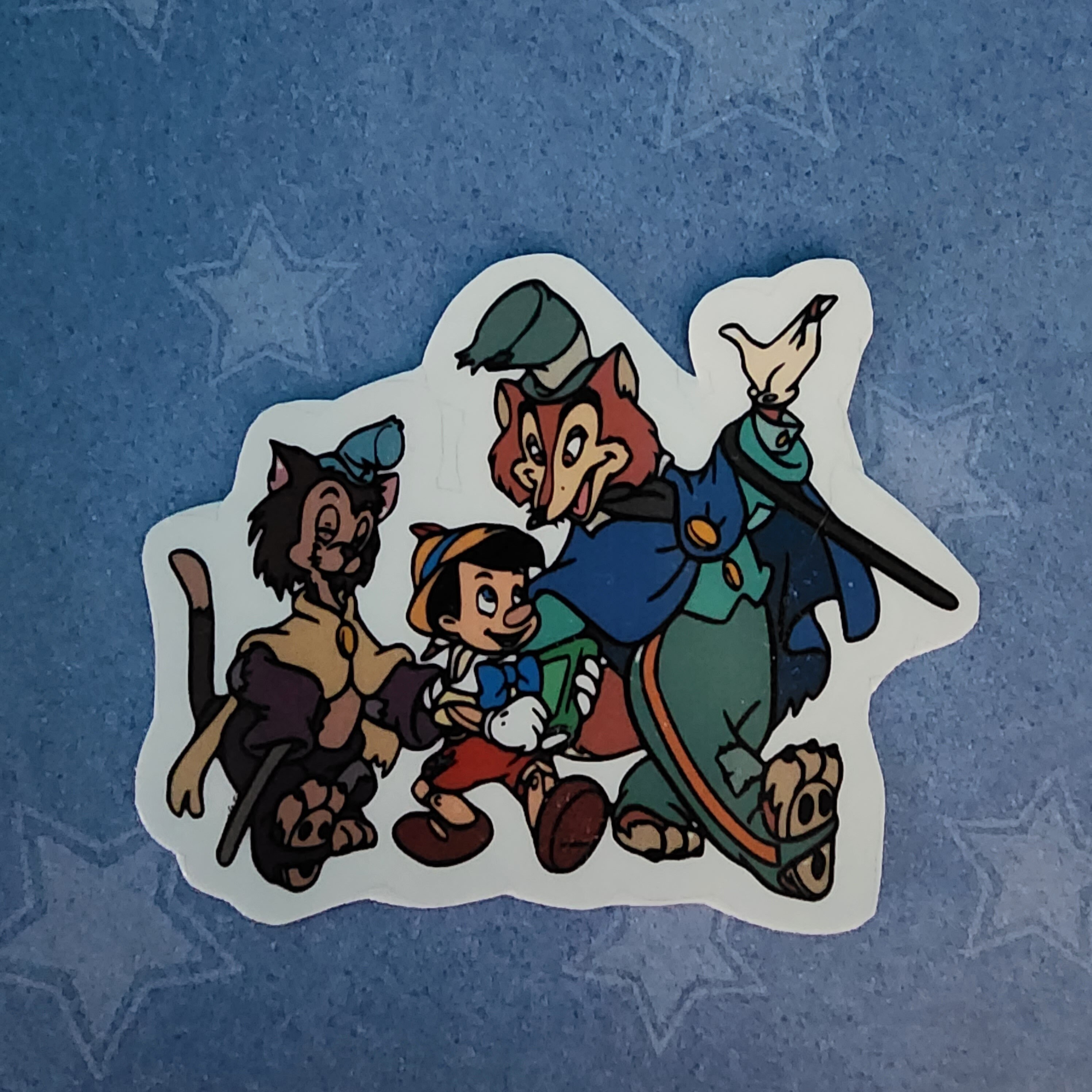 Pinnichio Jr. Sticker Pinocchio Sticker/ Jiminy Cricket Sticker/ Lampwick Sticker / Gideon ...
