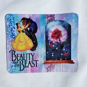 Beauty and the Beast Mouse Pad | Princess Bell Mouse Pad | Disney Mouse Pad | Beauty and the Beast Rose Mouse Pad