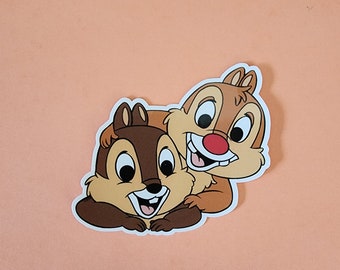 Chip and Dale Sticker / Disney Characters Sticker / Disney Sticker
