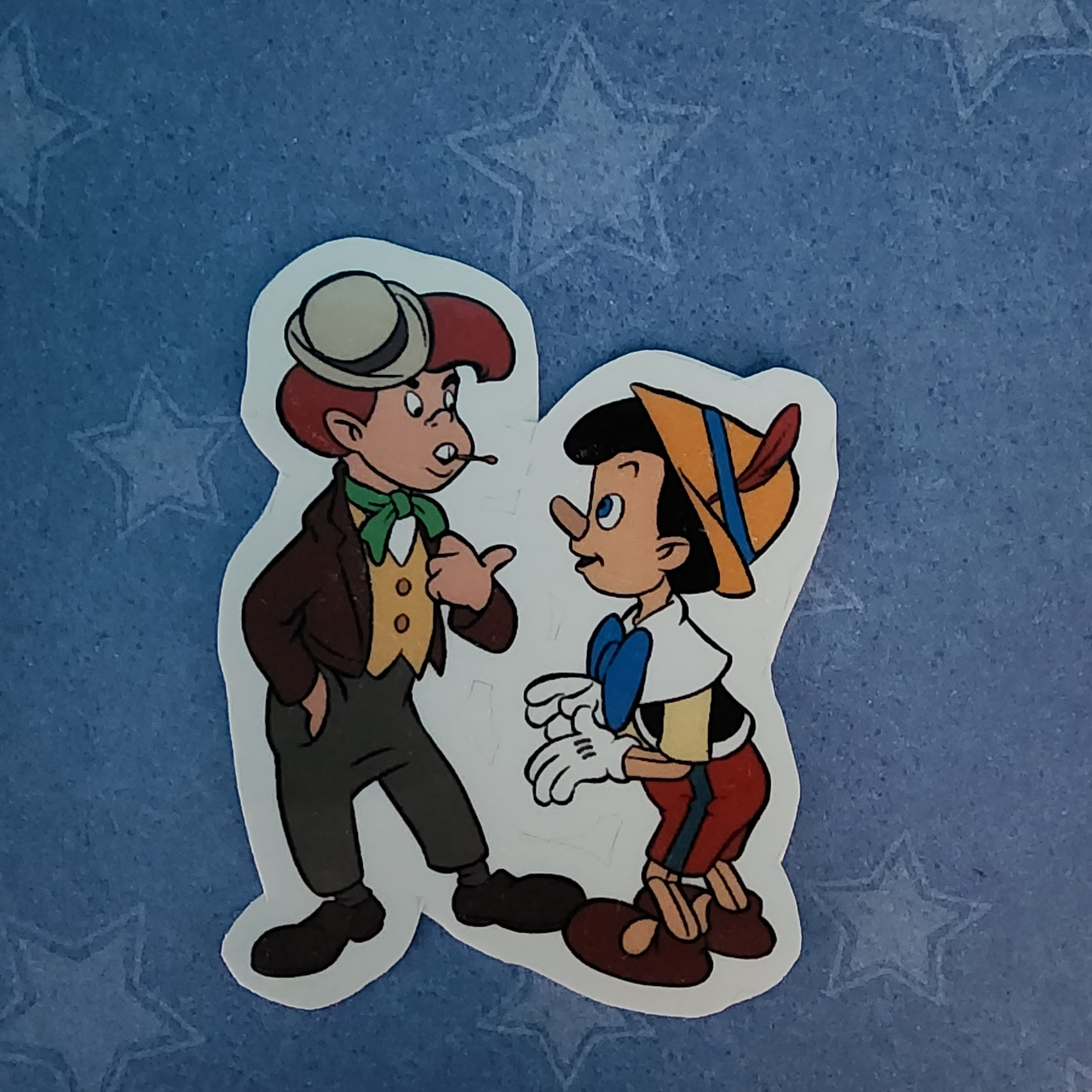 Pinnichio Jr. Sticker Pinocchio Sticker/ Jiminy Cricket Sticker/ Lampwick Sticker / Gideon ...