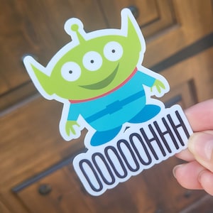 Alien Toy Story Sticker | Alien OOOHHH Toy Story Sticker | Kleine grüne Männer Sticker | Toy Story Sticker