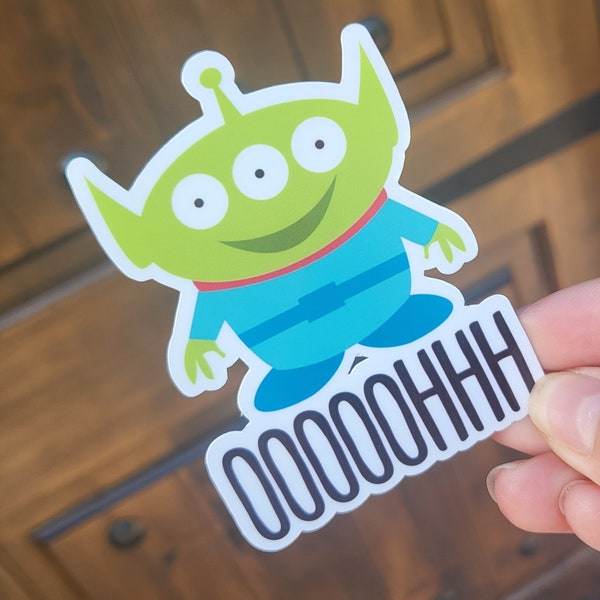 Alien Toy Story Sticker | Alien OOOHHH Toy Story Sticker | Little Green Men Sticker | Toy Story Sticker