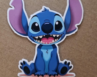 Pegatina de Stitch sentado / Pegatina de Stitch / Pegatina de Scrump / Pegatina de Lilo y Stitch