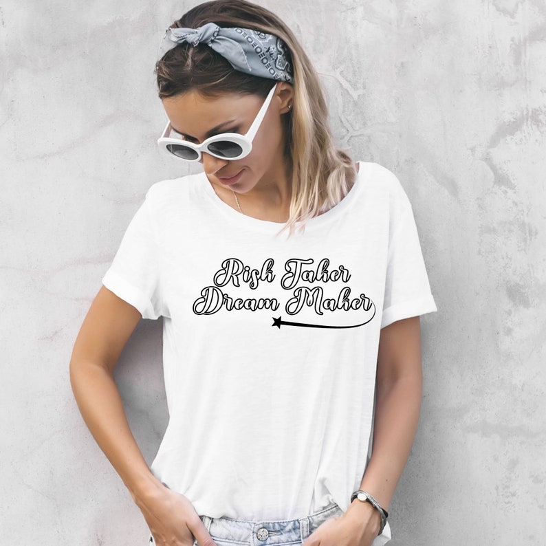 Tomador de riesgos svg dream maker svg cita positiva png dise o de