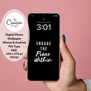 Phone Wallpaper | Motivational Quote Wallpaper |Iphone and Android Phone Background | Lockscreen for Phone | Bacground Image for Mobile