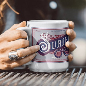 Suriel Tea Shop ACOTAR 11oz or 15 oz mug, the Suriel&#39;s spilling the hot tea served cold from Sarah J Maas&#39; epic series, booklover gift