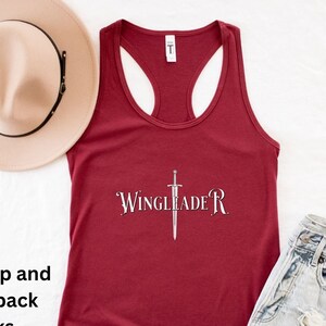Wing Leader & The Thirteen Throne of Glass Tank/Racerback Tank Top from the Sarah J Maas series