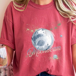 Moonbeam When the Moon Hatched Comfort Color Shirt, Kaan&#39;s sweet name for Raeve with unfallen dragon moons from Sarah A. Parker romantasy