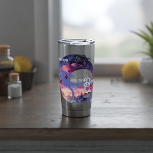Fly with The Thirteen Throne of Glass 20oz Stainless Steel Tumbler, double-wall insulation perfect travel tumbler from Sarah J Maas&#39; series