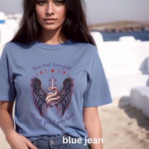 Always Guard Your Heart Crowns of Nyaxia Comfort Color Shirt, wise words the Little Serpent, Oraya, from Carissa Broadbent&#39;s gothic romance