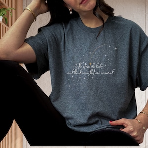 To the stars who listen...ACOTAR Tshirt & the dreams that are answered on a star-flecked sky, Sarah J Maas&#39; romantic Rhysand to Feyre wish