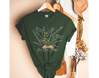 Iron Flame One More Letter T-Shirt, die bissigen besten Zitate von NUR Iron Flame, siehe unsere andere Auflistung für VIERTE WING-Zitate, Größe S-5XL