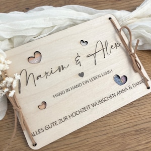 Geldgeschenk zur Hochzeit, Geschenkidee Hochzeit, Geld verschenken, Idee, Hochzeitsgeschenk, personalisiert