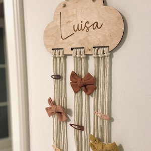 Hair clip holder personalized