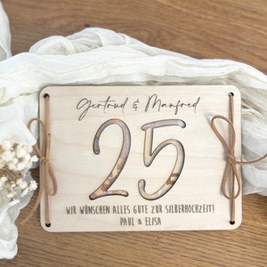 Geldgeschenk zur Silberhochzeit | Geschenkidee | Goldhochzeit | Geld verschenken