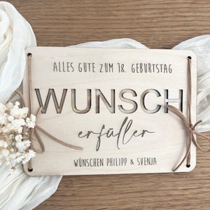 Give money as a birthday present | Wish fulfiller | Money gift idea | 18th birthday | Round birthday