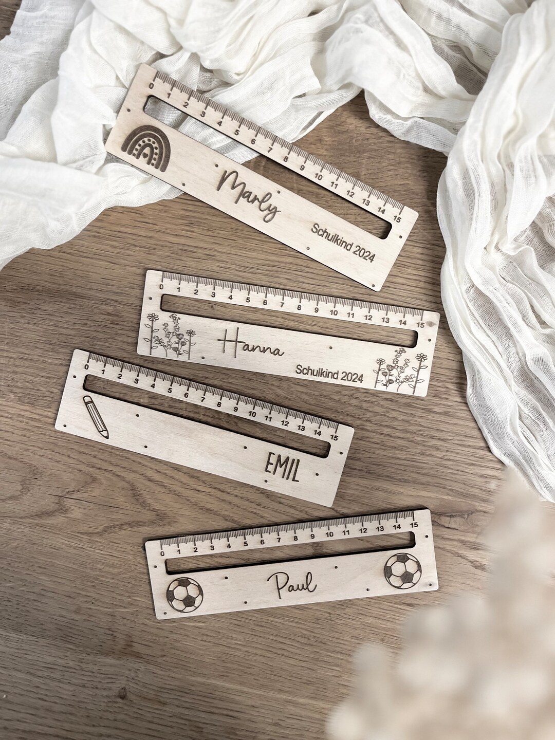 Personalized Ruler Reading Aid School Enrollment Gift Wooden Ruler ...