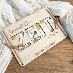 Holzkarte, Zeit verschenken, Gutscheinidee, Geschenkidee, gemeinsame Zeit, Gutschein Holz, Wochenende verschenken, Geschenk Partner, Freunde
