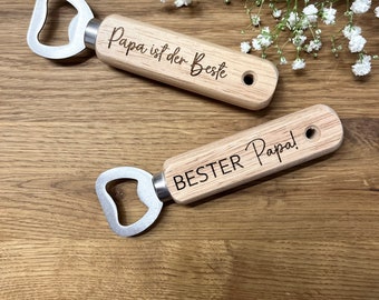 Gegraveerde flesopener | Bieropener | gepersonaliseerde flesopener I cadeau papa I Vaderdag