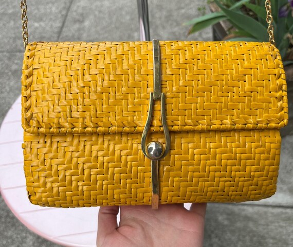 Wicker clutch sale