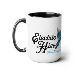 Two-Tone Coffee Mugs, 15oz